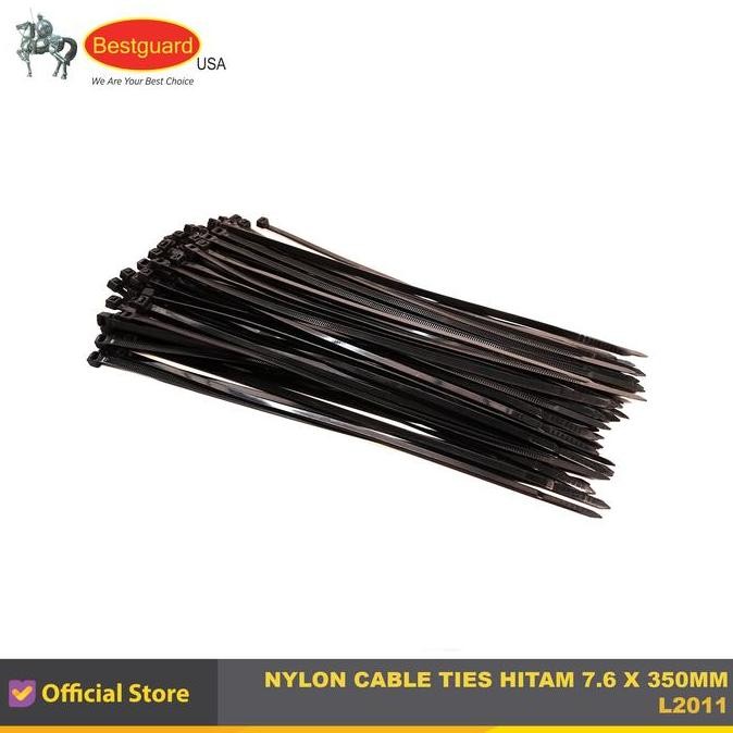

TERBARU - KABEL TIES HITAM 7.6 X 350MM (100PCS) BESTGUARD