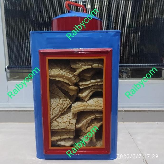 

Kerupuk Coklat Besar Matang Isi 30 Pcs Kaleng Kaca Krupuk Warung Jadul #Gratisongkir