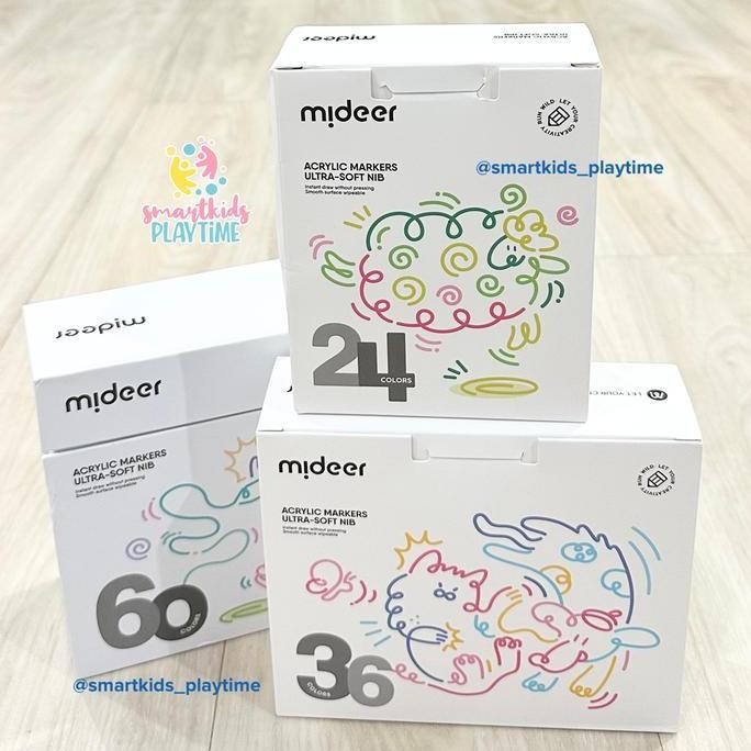 

MIDEER ACRYLIC MARKERS ULTRA-SOFT NIB SET KESENIAN ANAK ORIGINAL DAN TERPERCAYA