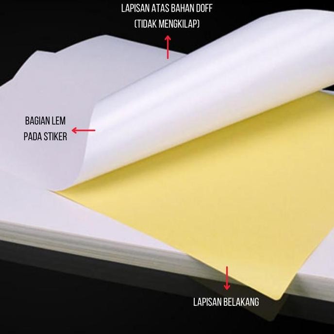 

Baru Kertas Sticker Hvs A6 Isi 500 Lembar - Kertas Cetak Label Ukuran A6 Fastec