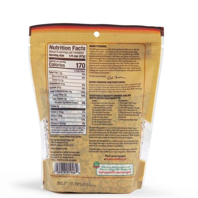 

Bob'S Red Mill Tricolor Quinoa Organik 369 Gr #Gratisongkir