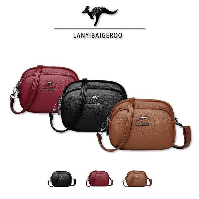 terbaru lanyibaigeroo tas selempang wanita kecil 2025 gaya korea tas cewek import