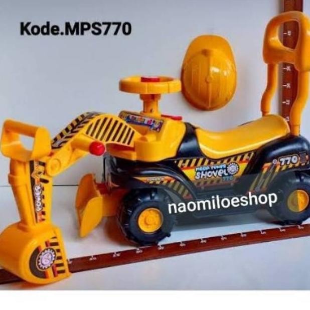 ''Terlaris" Mainan Excavator Dorong/Beko Dorong Anak Mainan Mobil Dorong Anak Laki Laki Murah