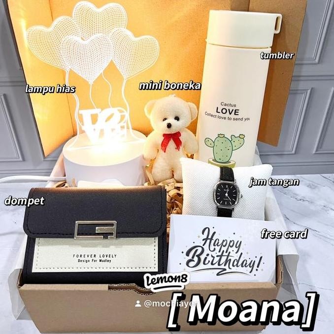 Asli Jam Hadiah Ulang Tahun Cewek | Gift Box Birthday Islami Kado Spesial