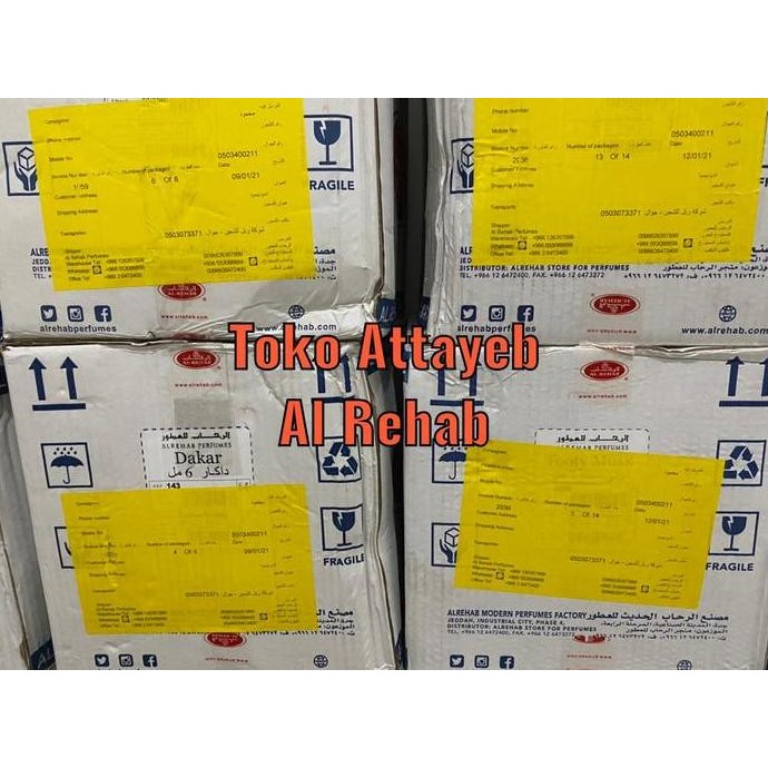 Parfum Al Rehab Jasmin Original Aroma Melati Isi 6 Parfum Non Alkohol