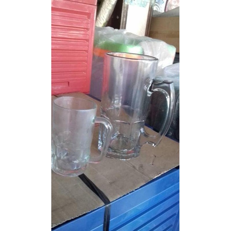 Original Gelas Bir Jumbo | Mug Kaca Besar untuk Beer Cafe & Bar