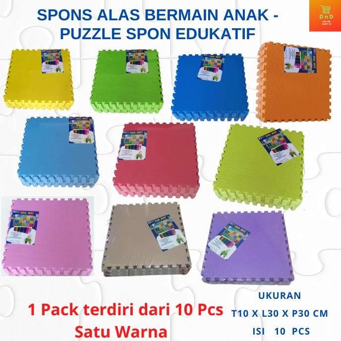 ''Terlaris" Karpet Lantai Puzzle 30X30X1Cm Satu Warna, Eva Matras Karpet Polos ,Tikar Puzzle, Alas B