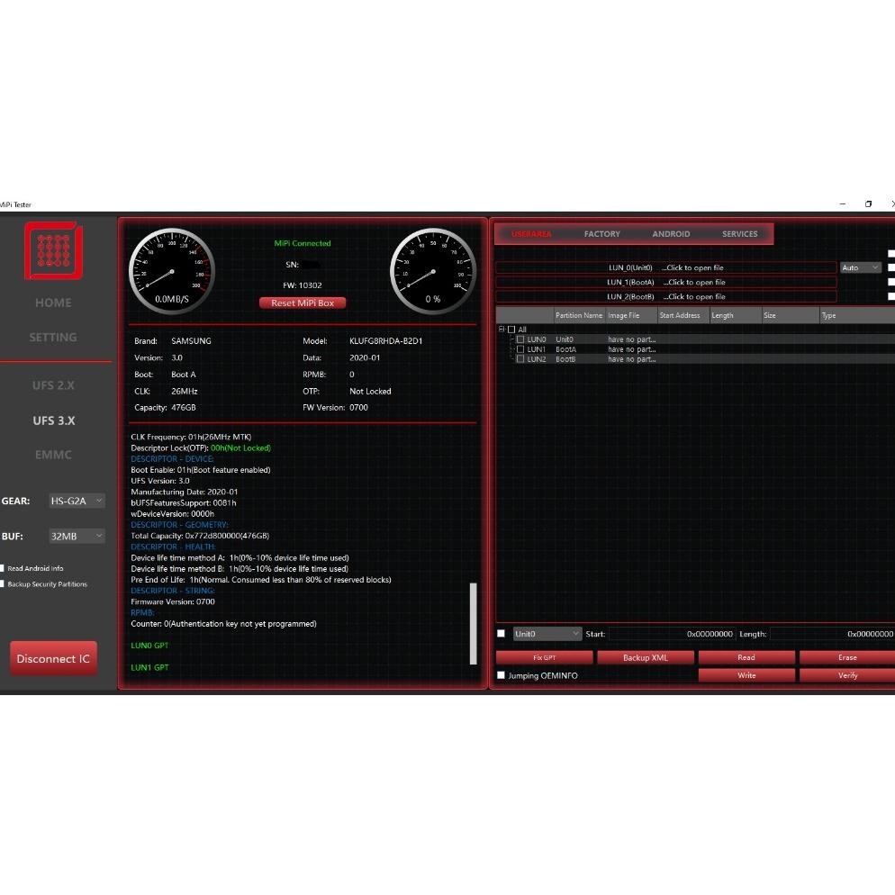 Kuke Ic Ufs 512 Gb Klufg8Rhda-B2D1 Original New Baru 512Gb Ufs 3.0 Oz67