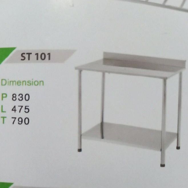 Rak Kompor Royal St101 Meja Kompor Stainless St 101 Kitchen Set Rak Dapur Meja Sayur Tabung Gas