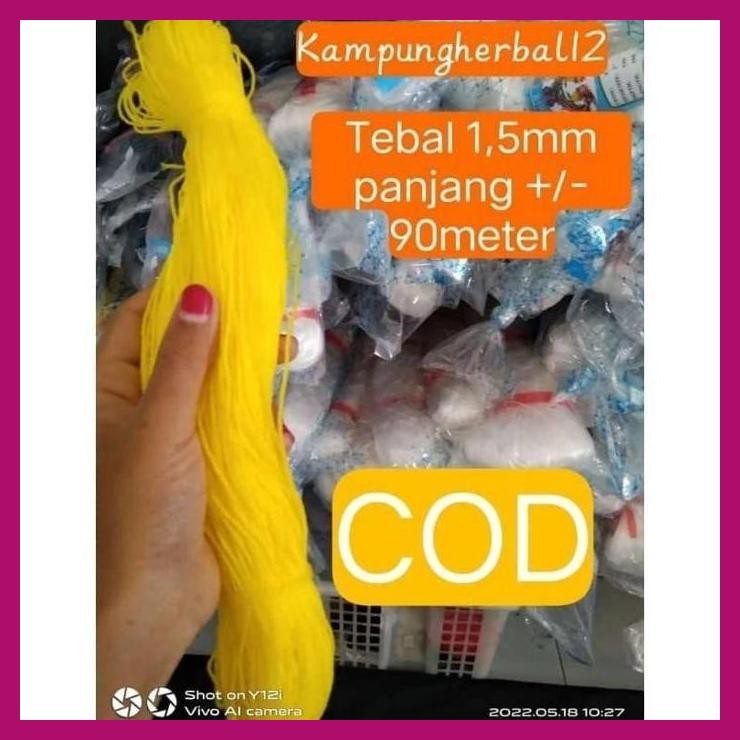 

Terbaru 8.8 Tali Tampar / Tali Layangan / Tali Jaring / Tali Pe / Tali 1,5 Menara