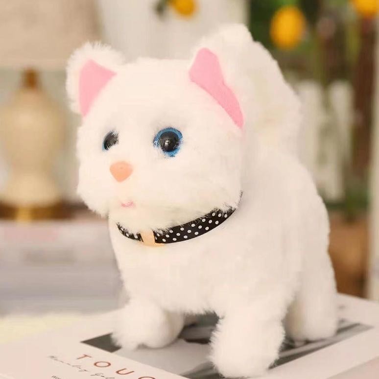 Promo Mainan Anak Boneka Kucing Musik Berjalan Bergoyang Bernyanyi Boneka Cat Mainan Boneka Kucing B