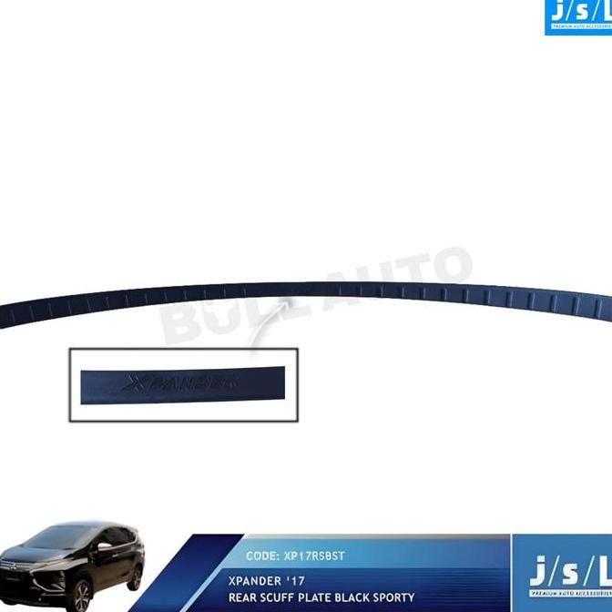 Jsl Sillplate Belakang Xpander Cross 2020 Rear Scuff Plate Black Sport