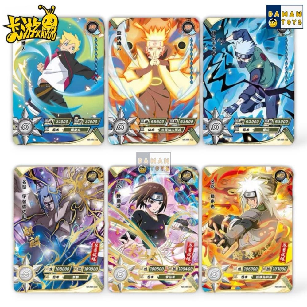Cod Kartu Anime Naruto Baruto 1 Box Grosir
