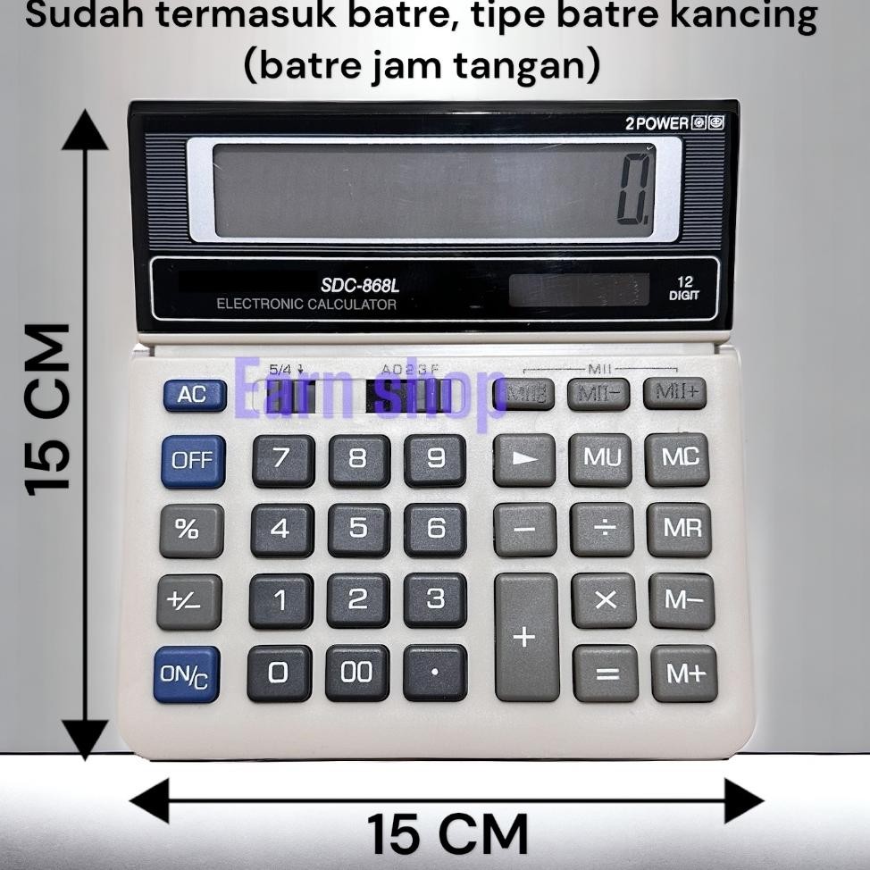 

Calculator Sdc868L Kalkulator Desktop Meja Kantor Sdc868L868