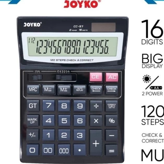 

Kalkulator Joyko Cc57 Che Correct Calculator Desktop Jumbo Cc57