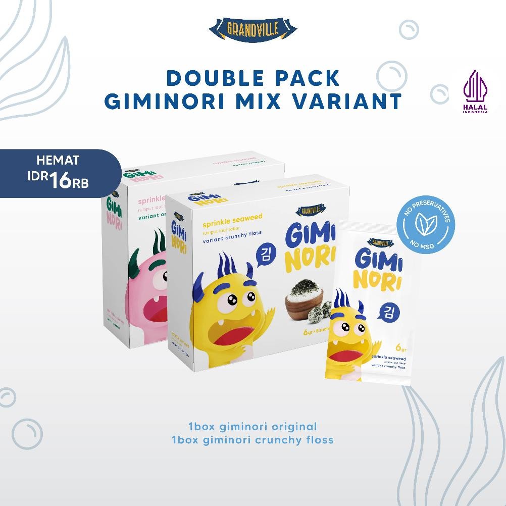 

Grandville Gimi N Rumput Laut Tabur Double pack Mix