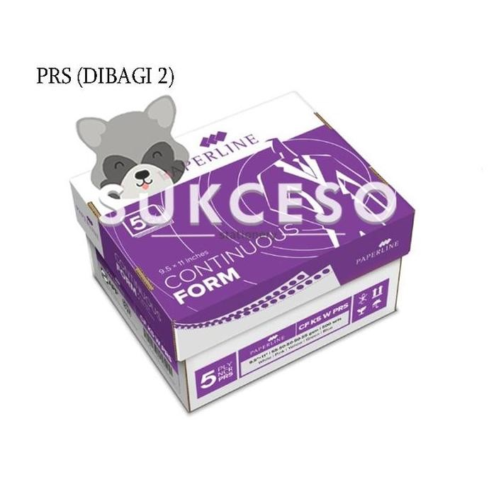 

BEBAS ONGKIR - Paperline PPL Continous Form 5 Ply Warna (PRS) / Kertas CF K5 W PRS