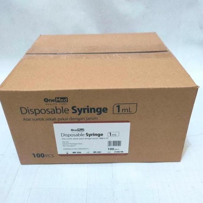 Spuit 1cc OneMed Needle 26G / Spuit 1ml OneMed