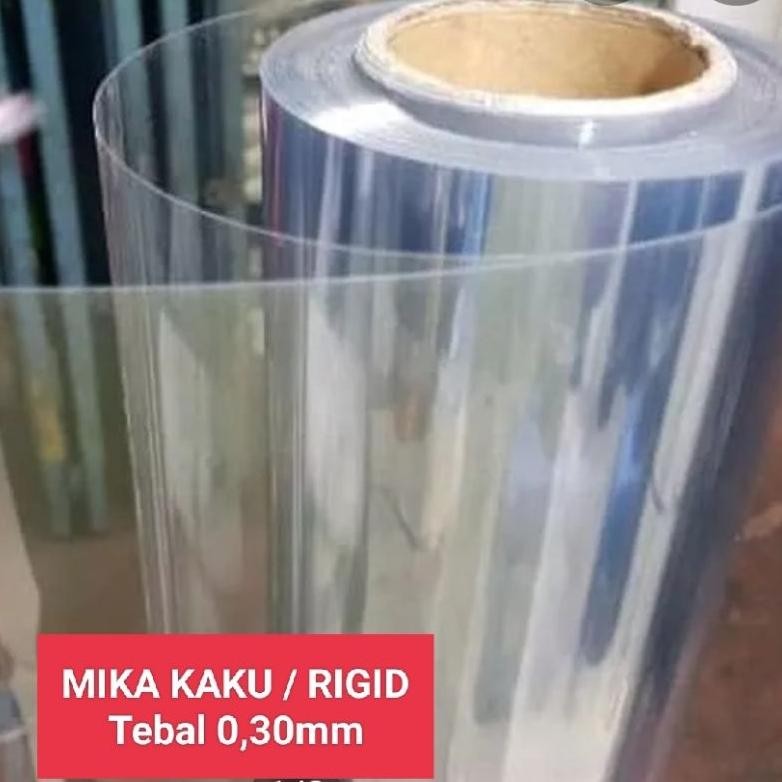 

Plastik Mika Kaku / Mika RIGID Lebar bahan 137cm tebal 0,30mm dijual per 1mt