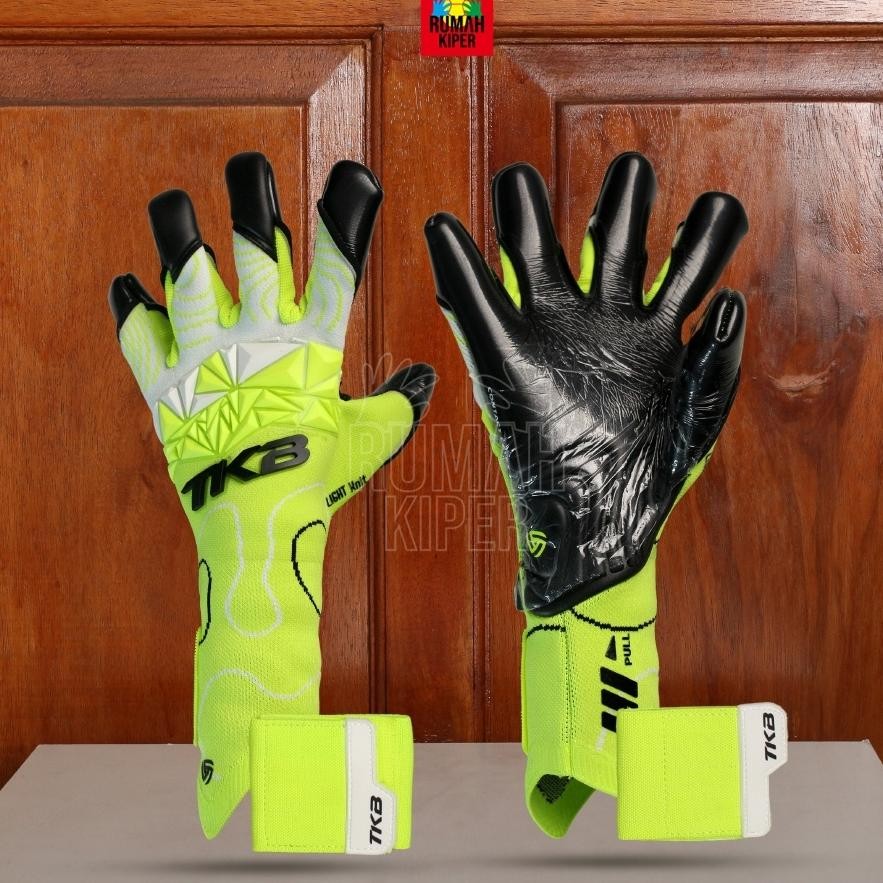 TKB LUMINOUS LIGHT KNIT YELLOW FLUORESCENT (SKU : TKB 2924 ) Sarung Tangan Kiper Original Nugi