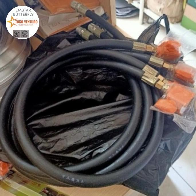 Selang Pigtail 1/2 Inch Regulator Kopling Gas 3Kg 5Kg 12Kg