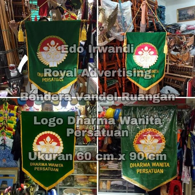 Bendera Vandel Dharma Wanita Persatuan Bendera Ruangan Dharma Wanita