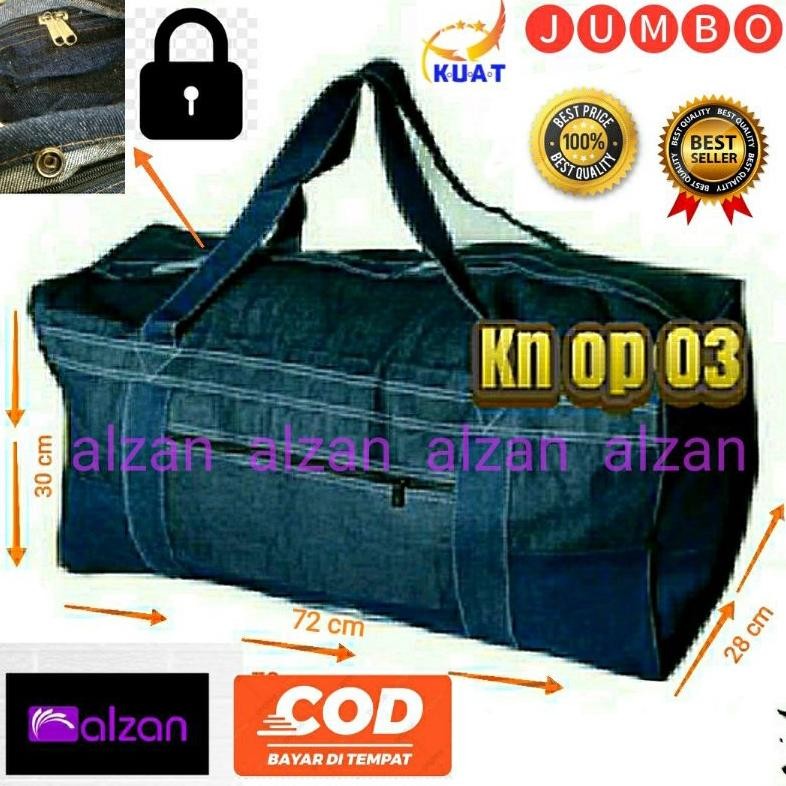Travel Bag JUMBO serbaguna Tas pakaian travel bag besar tas baju tas travelling Levis  jeans Nugi