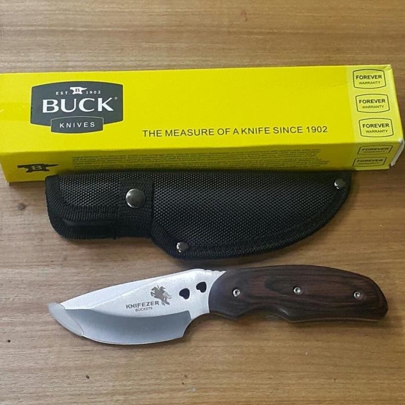 PISAU CAMPING BUSHCRAFT KNIFEZER BUCK PISAU OUTDOOR GUNUNG SURVIVAL PENDAKI Nugi