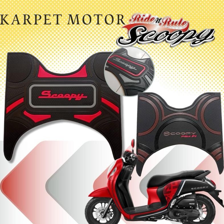 KARPET MOTOR  SCOOPY 2013 sd 2024 | Karpet Scoopy | Karpet Motor Nugi