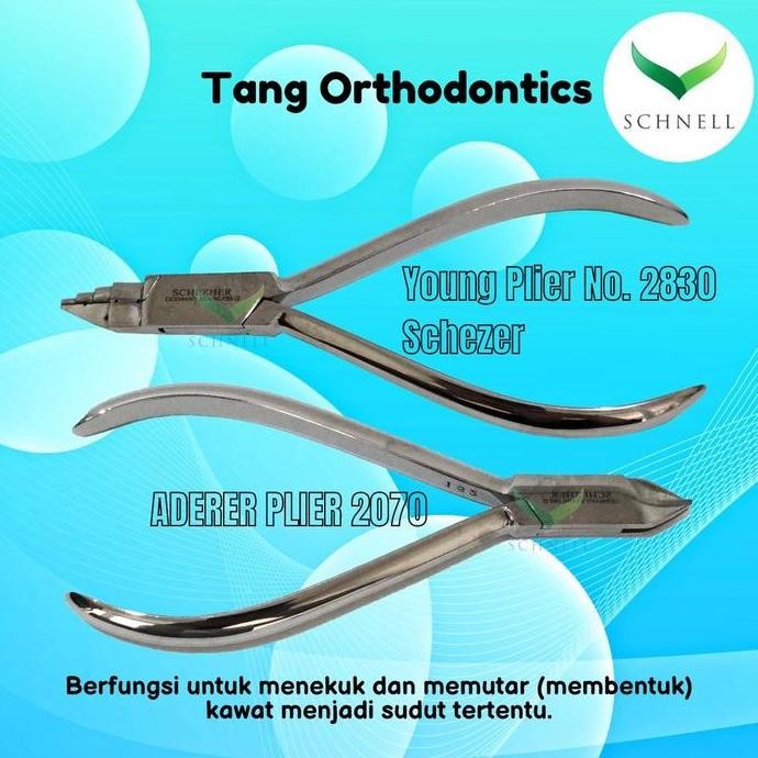 Tang Ortho Adams/Adam/Universal/Borobudur/Tiga Jari Aderer Ortodontik Mahasiswa - Schezer