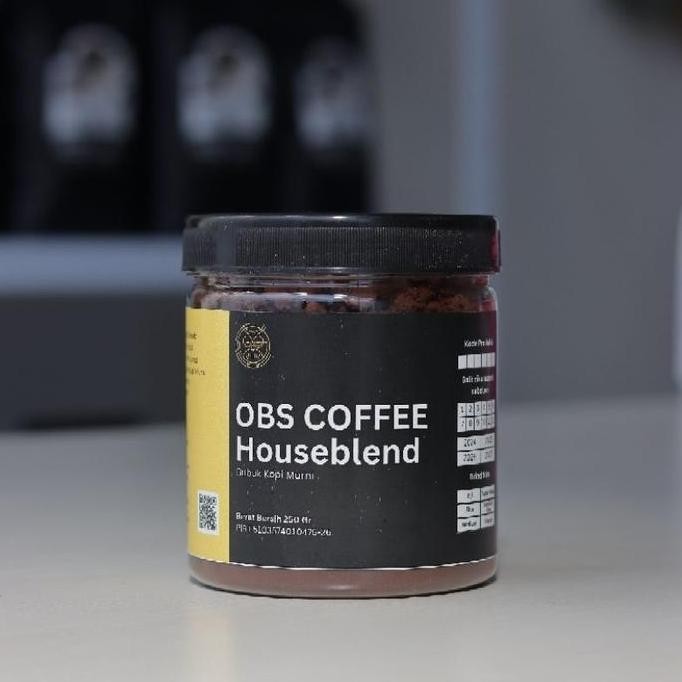 

Kopi Houseblend 250 gram Biji/Bubuk | Arabika Robusta 250 gr | OBS Coffee House Blend 250gr