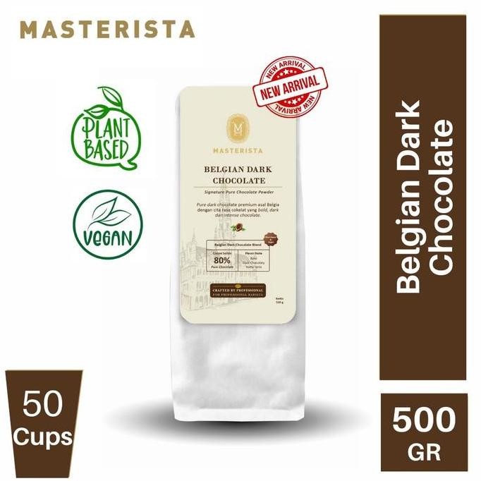 

Masterista Belgian Dark Chocolate Powder 500gr / 80% Pure Chocolate