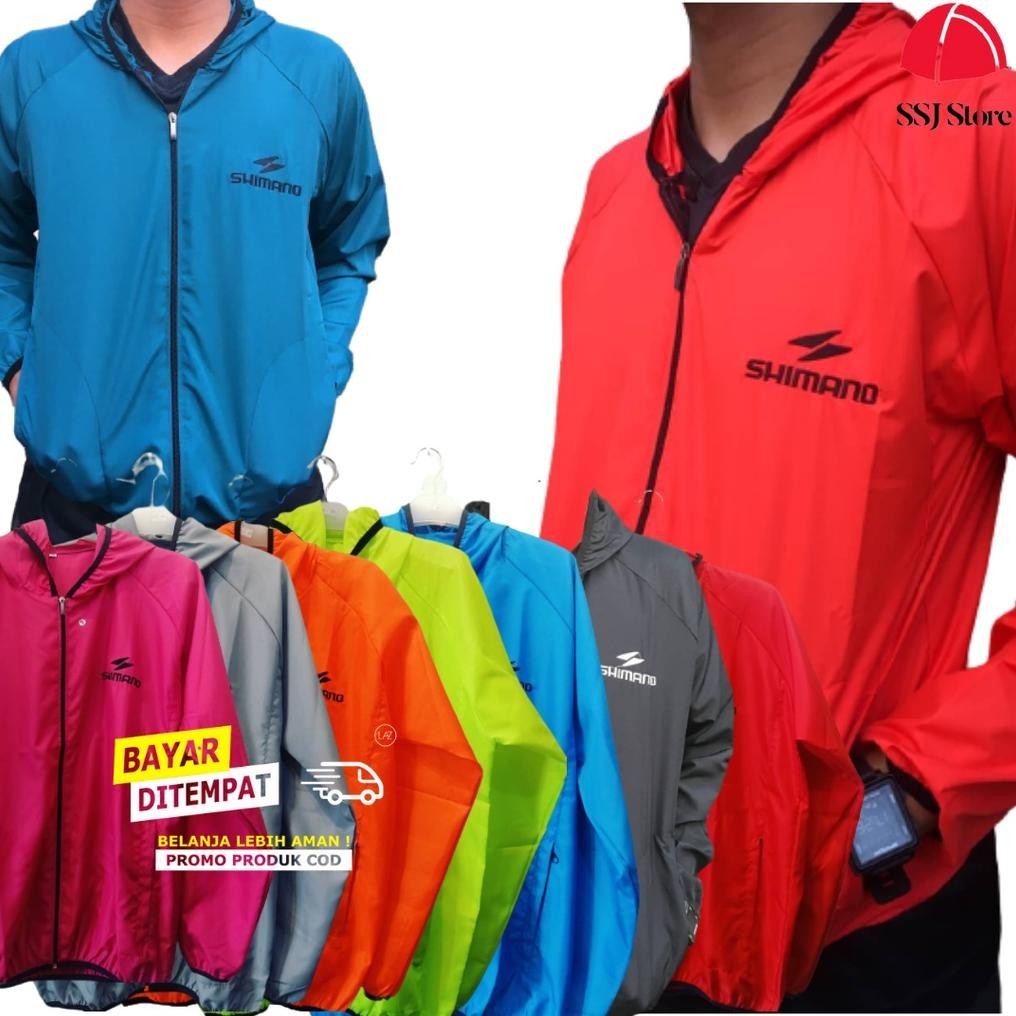 Jaket Parasut Olahraga Buat Jogging Lari Gowes Sepeda Aktivitas Outdoor Anti Angin Bakar Lemak Kerin