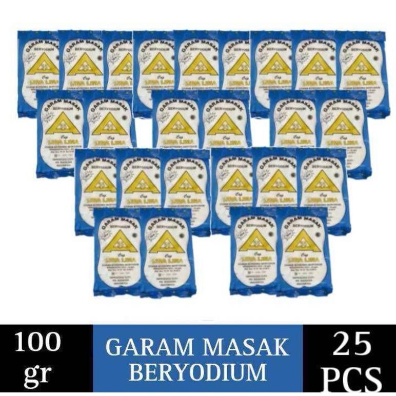 

(Terbaru) Isi 25 Pcs Garam Halus Beryodium berat 100gram (Terlaris)