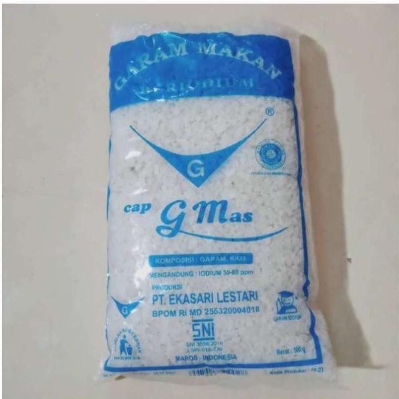 

(Terbaru) garam kasar 500 gr/250 gr (Terlaris)