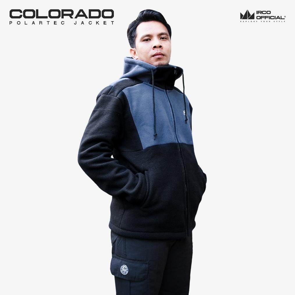 Murah Irco Colorado Jaket Pria Polar Tebal Anti Angin Gorpcore Hoodie - Jaket Musim Dingin Wanita M 