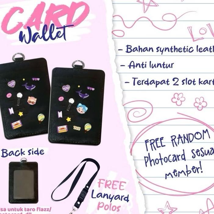 

Card Wallet Holder Lanyard Kpop Chibi Speical Desn Bisa Cod