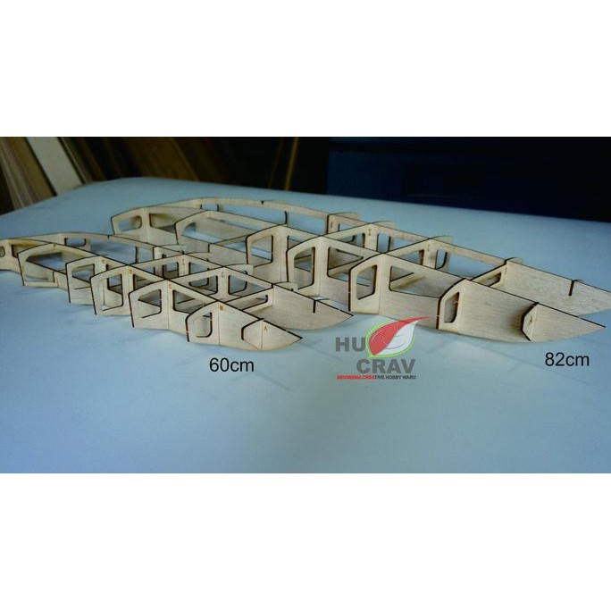 Rc Boat Hull 82Cm Catamaran / Kapal Katamaran Laser Cutting Kualitas Terbaik Harga Termurah