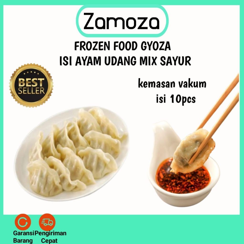 

Gyoza Udang Handmade Richie isi 10 Pcs Tanpa Pengawet