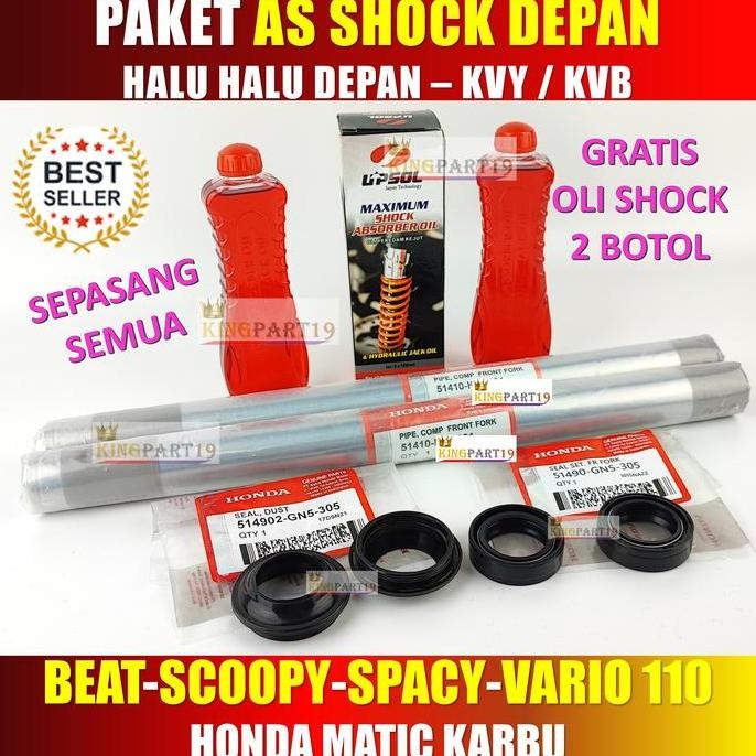 ''Terlaris" Paket As Shock Depan Beat Karbu Scoopy Karbu - As Sok Beat Kvy Kvb/ As Sok Depan Beat Ka