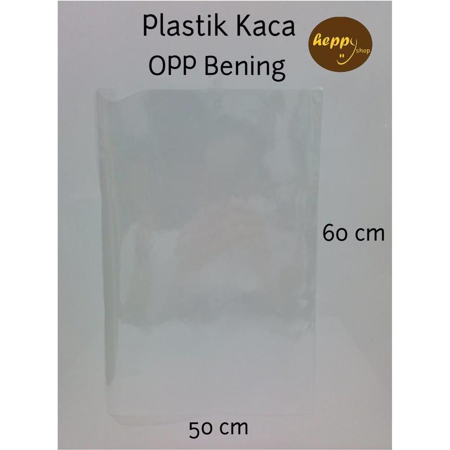 

.........] 50 cm x 60 cm Plastik Kaca OPP Bening Polos Plastik Parcel