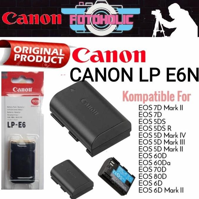 BATERAI CANON LP E6 N /BATERAI LP E6 N/LPE6N/LP E6 N