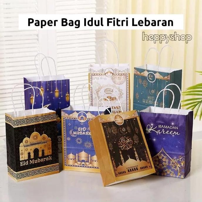 

><><><] Paper Bag Idul Fitri Lebaran Kraft