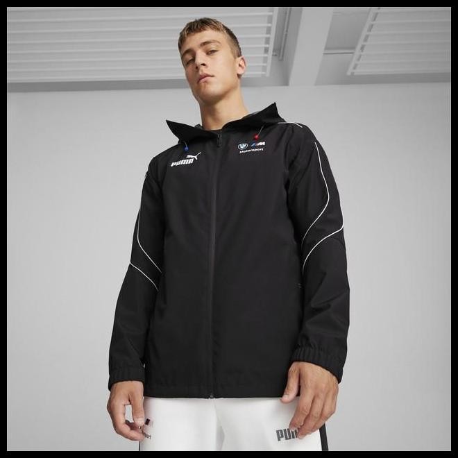 Good Quality Puma Jaket Ecolite Pria Bmw M Motorsport Mt7+ Black