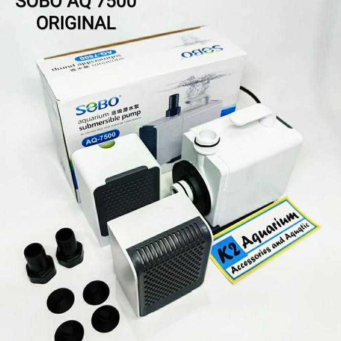 Sobo Aq 7500 Pompa Filter 100W 5000 L/H Kolam Hidroponik (Not 107)