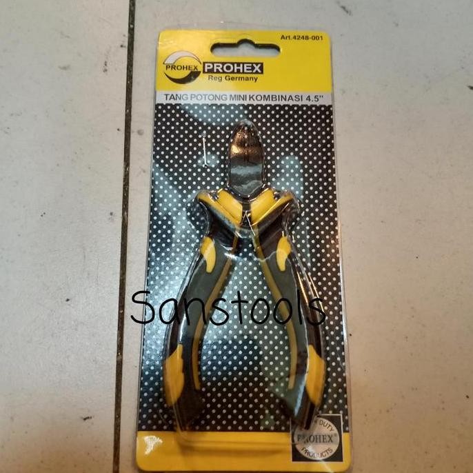 Tang potong mini prohex 4.5" 4248-001 diagonal cutting plier original