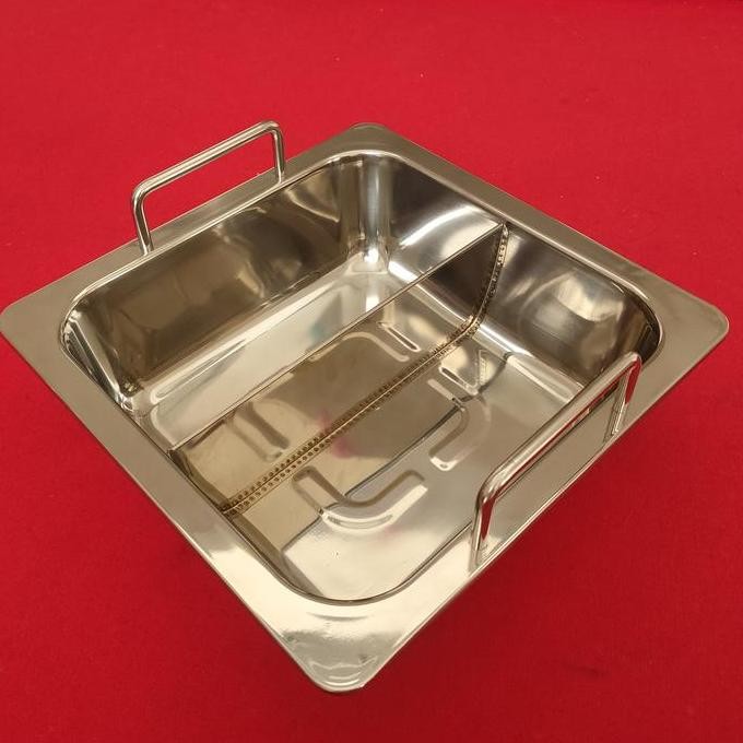 Panci Hot Pot / Shabu Shabu 2 Sekat Kualitas Premium