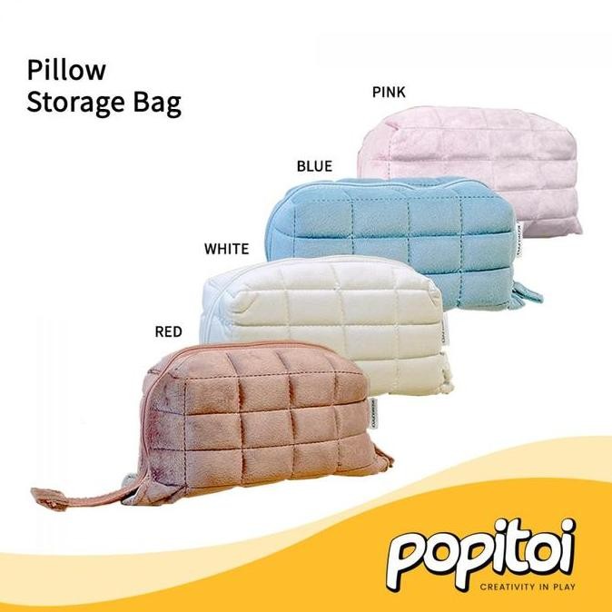 

Baru Pencil Case Nemu Pillow Organizer Pulpen & Make Up Multifungsi Estetik