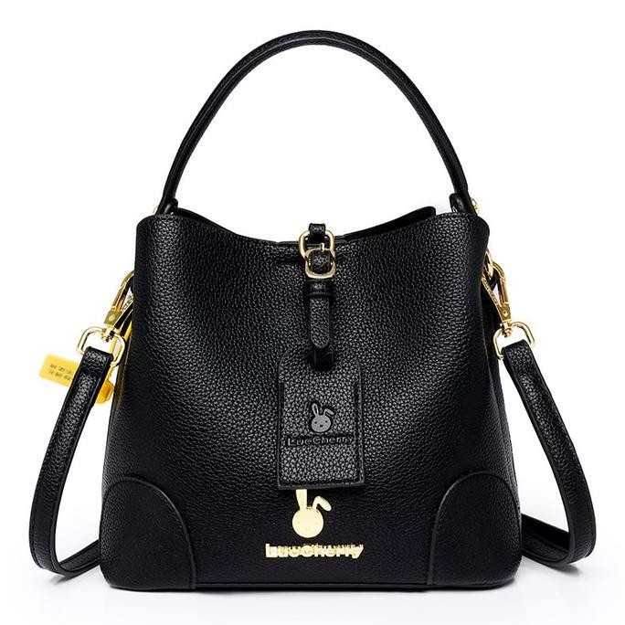 

Baru Luccherry Tas Selempang Wanita Elegan 10021 - Bucket Bag Kulit Cewek Mewah