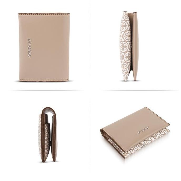 Produk Baru Dompet Wanita Les Catino Fancy Daisy Wallet Warna Warm Taupe Natural Shopee